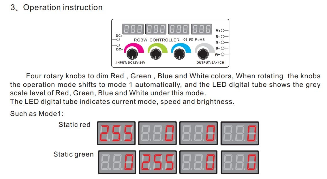 Bincolor_BC_354RF_Led_Rotary_CV_Multi_Function_Light_Display_RGBW_Remote_Controller_5