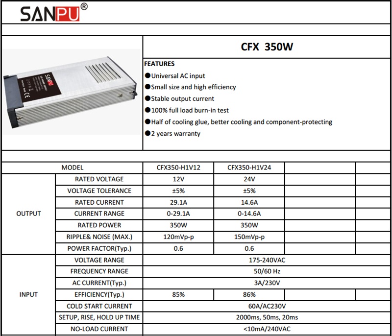 CFX350_H1V24_SANPU_Rainproof_Power_Supply_1