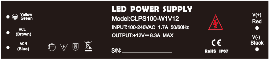 CLPS100_W1V12_SANPU_Waterproof_LED_Power_Supply_4