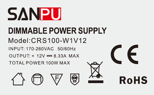 CRS100_W1V12_SANPU_Dimmable_Power_Supply_12V_100W_3