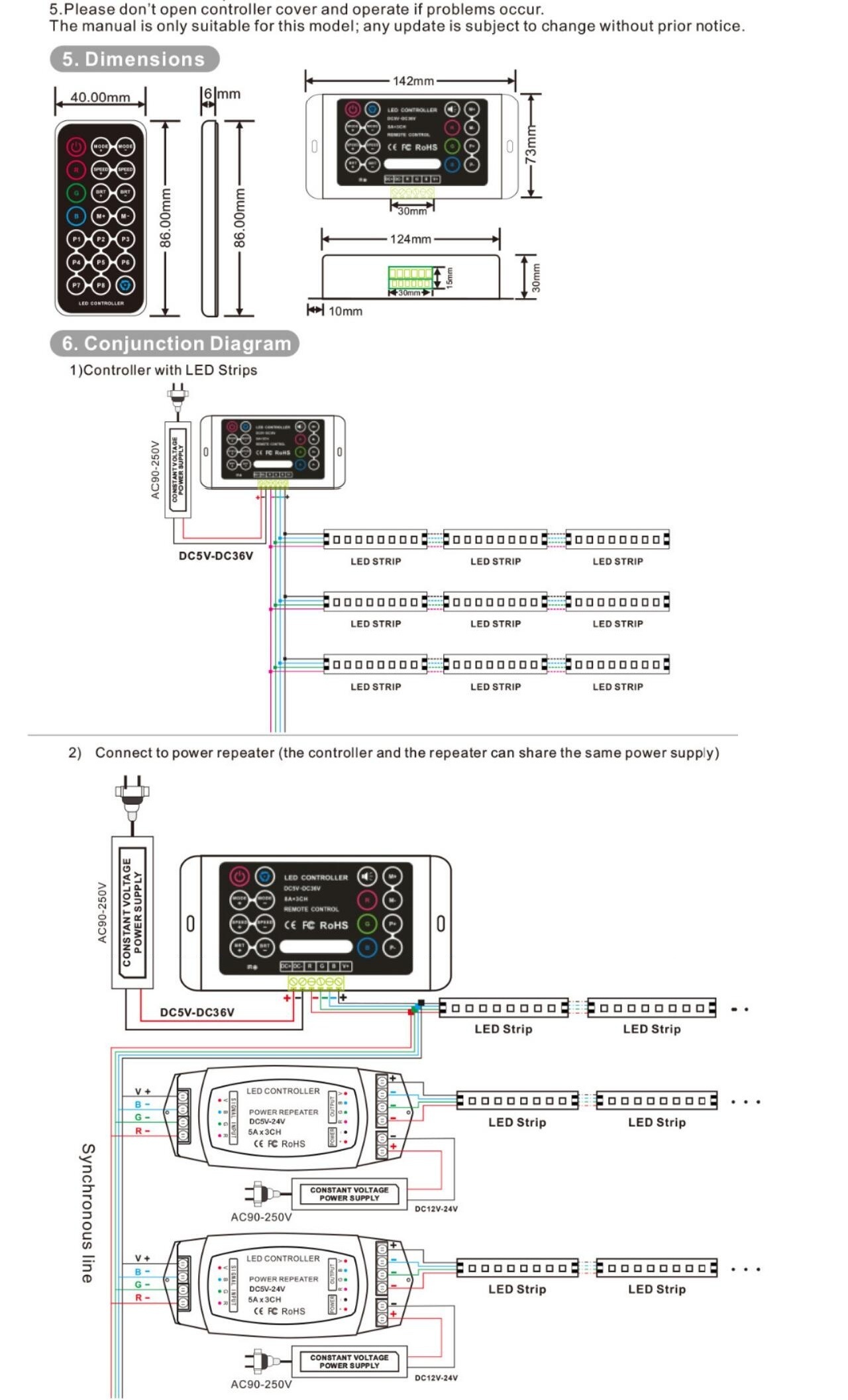 BC_380_8A_Bincolor_Controller_3CH_RGB_Controller_With_Wireless_Remote_2