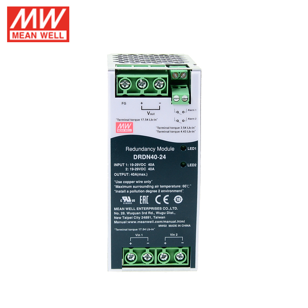 MEAN_WELL_DRDN40_DIN_Rail_Type_40A_Power_Supply_Redundancy_Module_Power_Unit_PSU_8