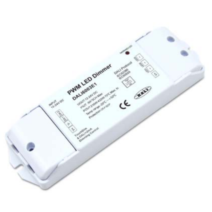 DALI6003E1 12V 24V DC 6A 3ch Touch DIM Euchips LED DALI Decoder