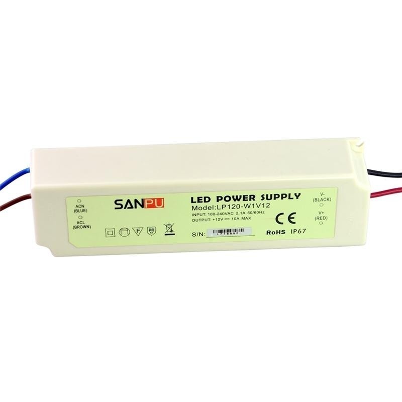 LP120-W1V12 SANPU Power Supply 12V 120W SMPS 10A Waterproof Driver Transformer