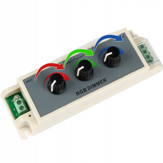 3A LED RGB Dimmer DC 12-24V LED Dimmer Controller