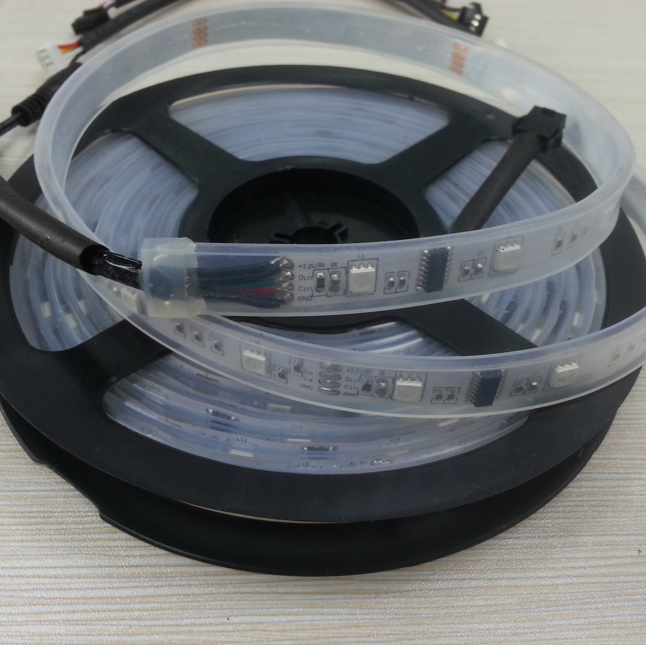 5M 5050 IP67 Intelligent 6803 IC Digital RGB LED Strip Light