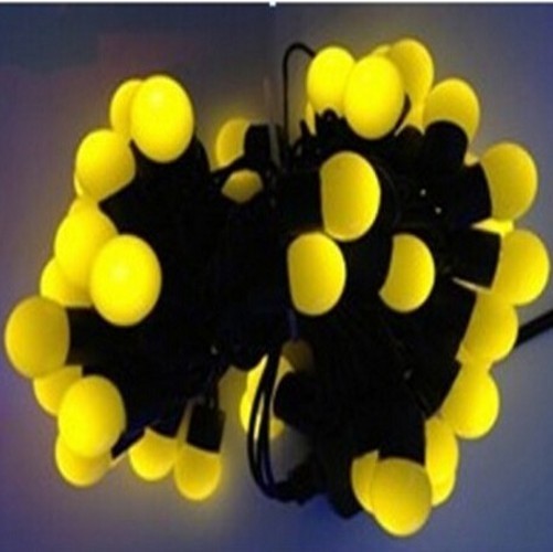 Ball Shaped Fairy Lights 5M 50Leds Yellow Christmas LED String Light