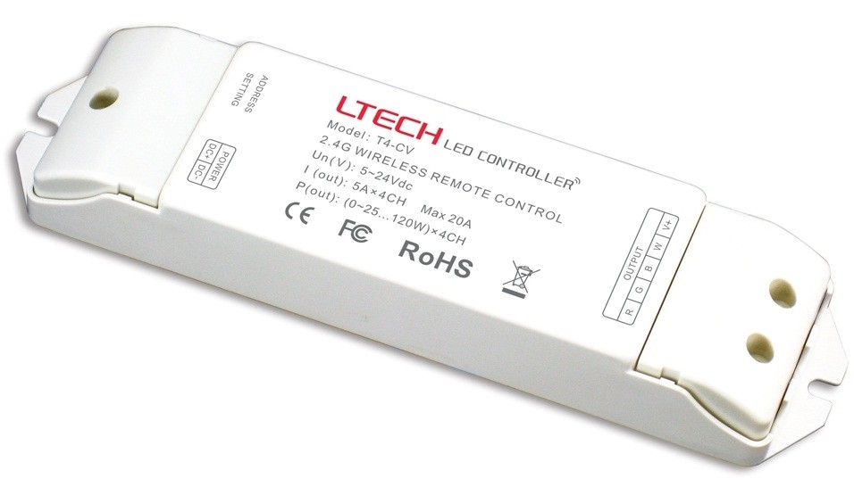 LTECH T4-CV CV Receiving Wireless Sync LED Controller