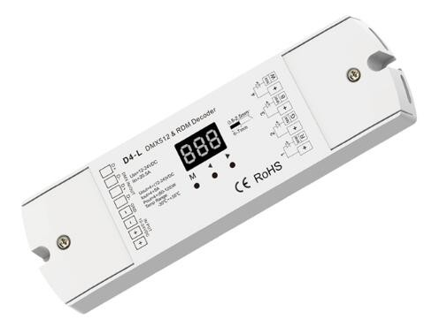 Skydance D4-L Led Dmx Decoder 4ch*5a CV 12-24Vdc