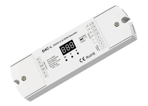 D4C-L-700mA Skydance Led Controller 4CH Constant Current DMX512 & RDM Decoder