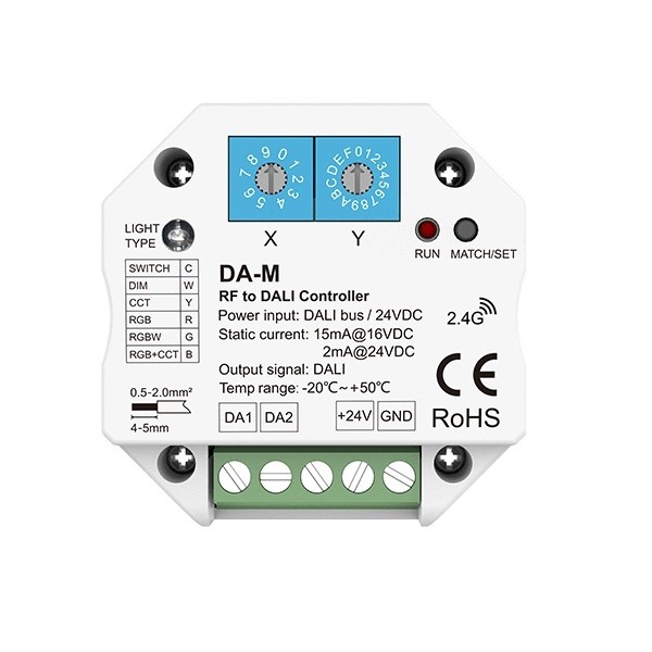 DA-M Skydance 24V DC RF to DALI Converter Led Master Controller
