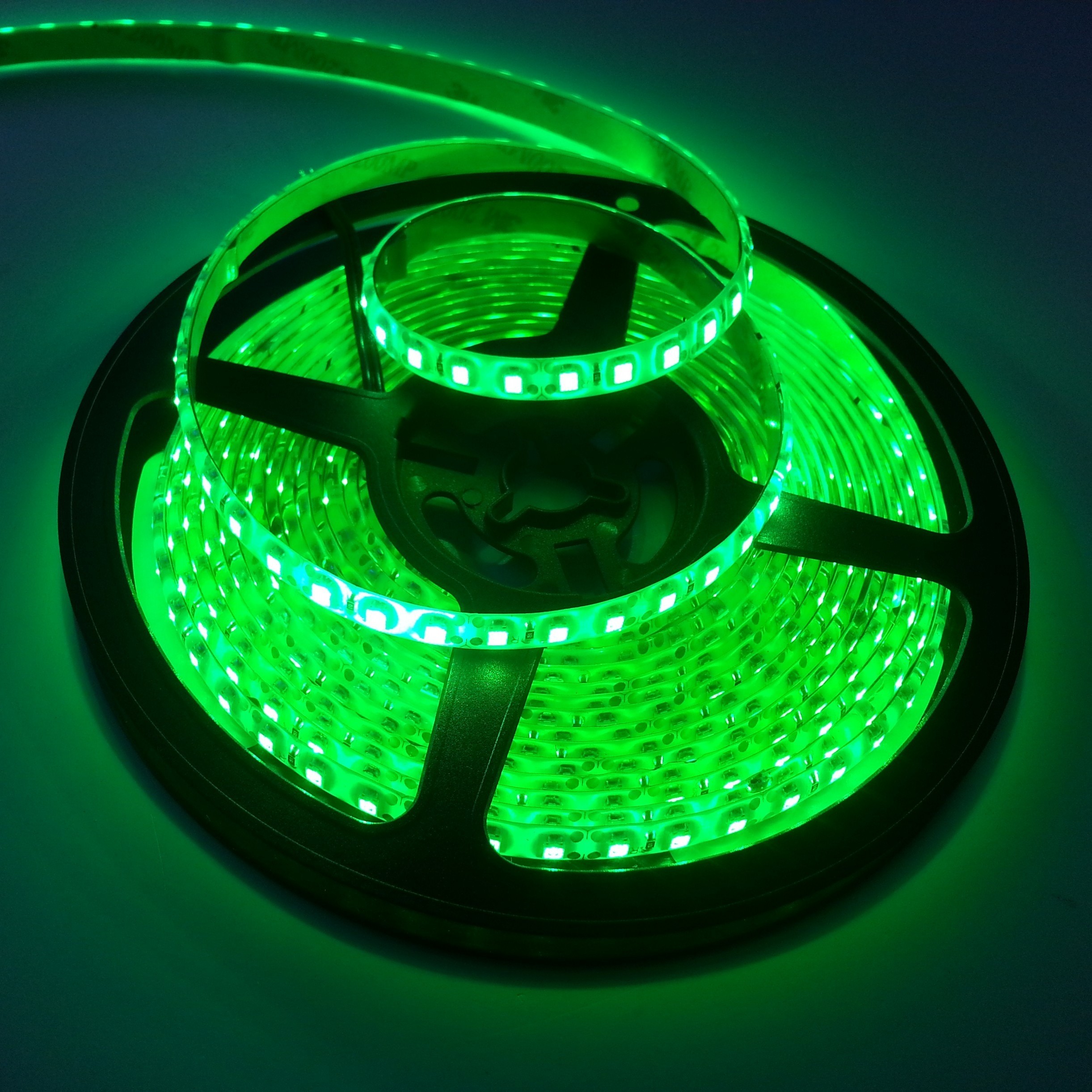 DC12V 16.4Ft 600Leds 3528 Green Led Flexible Strip Light 5Meters