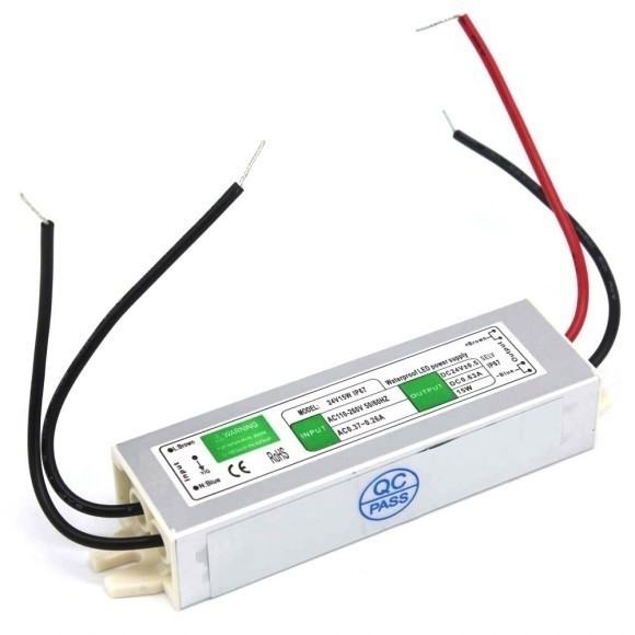 DC 12V 24V 15W Waterproof Power Supply Electronic LED Driver Transformer