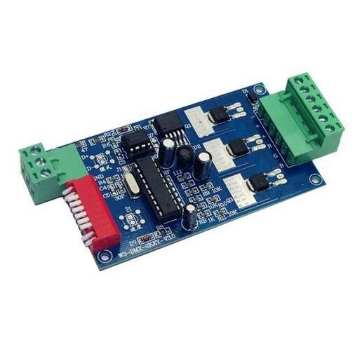 DMX-2KEY-3CH-BAN 5-24v 1 Group 2key Decoder Controller Module