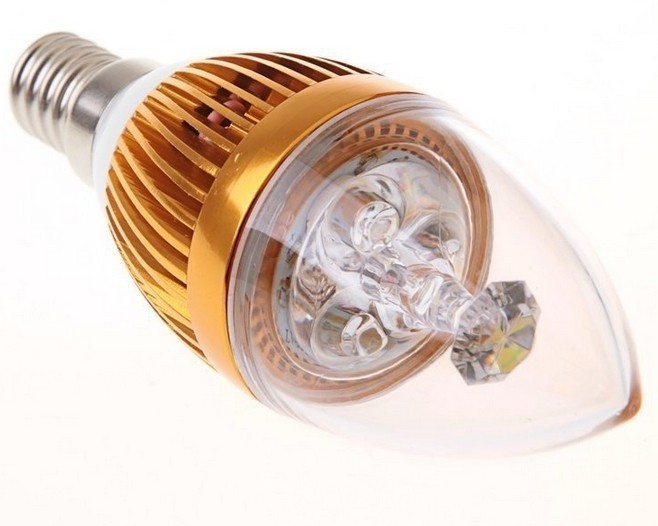 E14 3W LED Candle Lamp LED Bulb Light AC 85V-265V