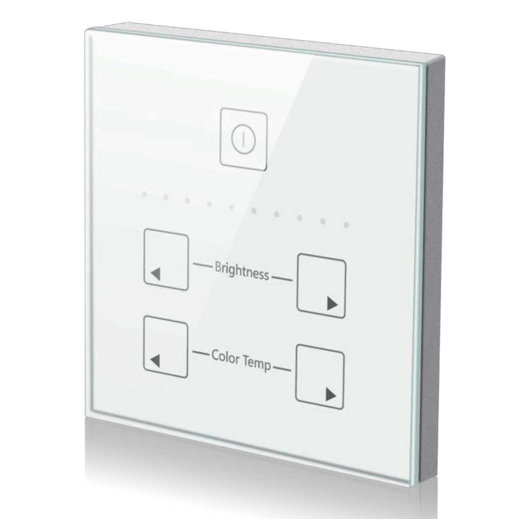 Euchips 0-10V Walldim202 Multi-function CCT Dimming Touch Panel Controller