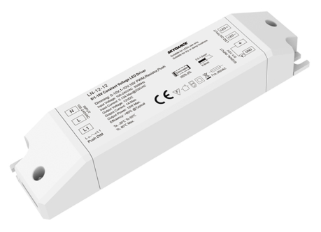 LN-12-12 Skydance Led Controller 12W 12VDC CV 0/1-10V& SwitchDim LED Driver