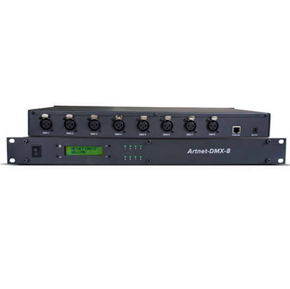 LTECH Artnet-DMX-8 LED Controller Artnet to DMX512 Signal Converter