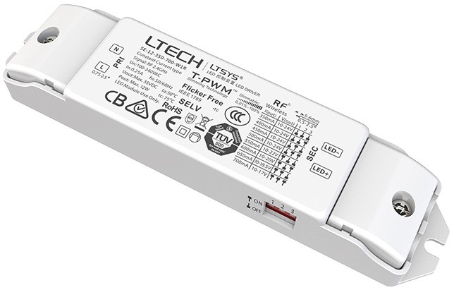 LTECH SE-12-350-700-W1R CC Tunable White Flicker-Free T-PWM RF 2.4G Intelligent Driver Led Controller