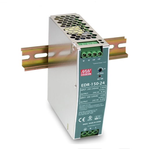 EDR-150-24 150W Mean Well Industrial DIN RAIL Power Supply