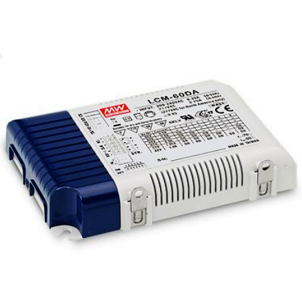 Mean Well LCM-60DA Multiple-Stage Output Current 60W LED Power Supply