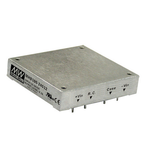 MHB100 100W Mean Well Half-Brick Regulated Single Output Power Supply