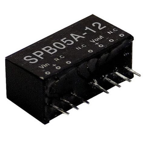 SPB05 5W Mean Well Regulated Single Output Converter Power Supply