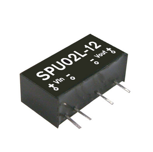 SPU02 2W Mean Well Unregulated Single Output Converter Power Supply