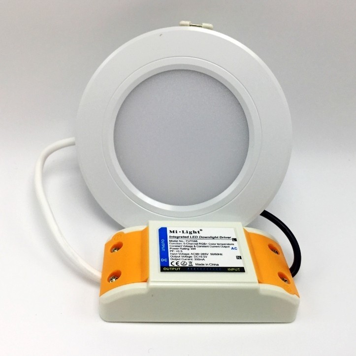 MiBoxer FUT068 Mi.Light Ceiling Light 6W 600LM RGB+CCT Led Downlight Mi Light