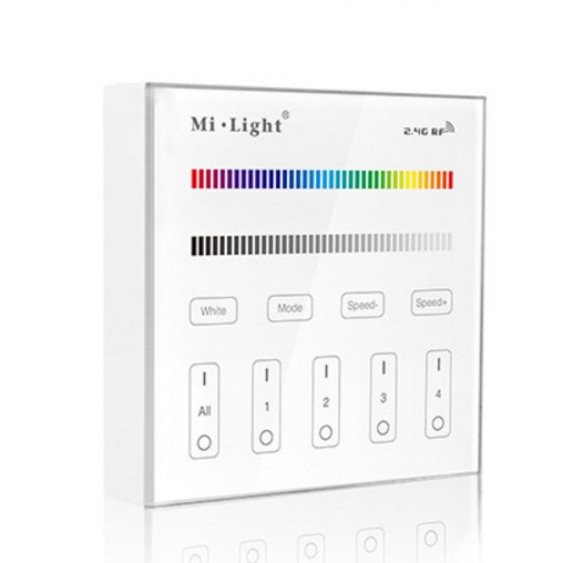 MiBoxer B3 Mi.Light Smart Touch Panel 4-Zone RGB RGBW Controller Led Decoder Control Dimmer Driver