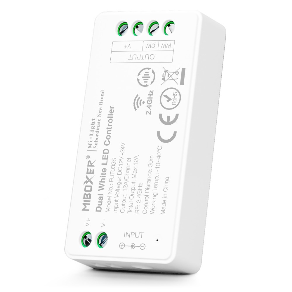 FUT035S MiLight DC12-24V 2.4GHz Dual White LED Controller