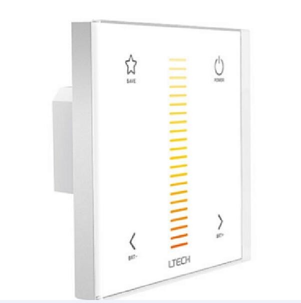 12-24Vdc Ltech E2 LED CT Dimming Controller Touch Panel 2CH*4A