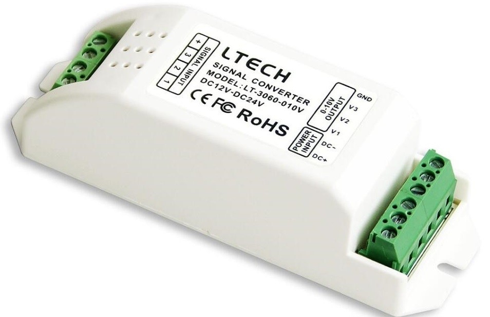 LTECH LT-3060-010V DC 12V-24V 3CH Dimming signal converter