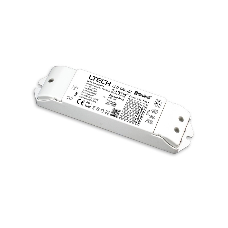 Ltech SE-12-100-400-W1B 9-42Vdc Intelligent LED Driver