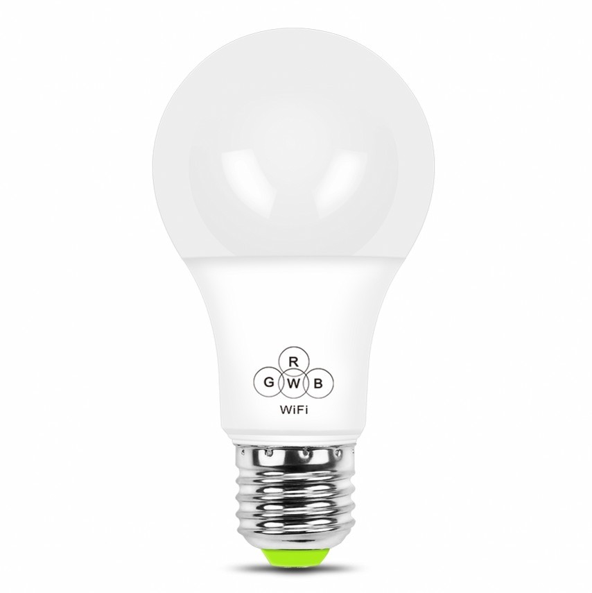 Smart Wifi Bulb 4.5W 6.5W E27 RGBW LED Light Lamp Dimmable Spotlight