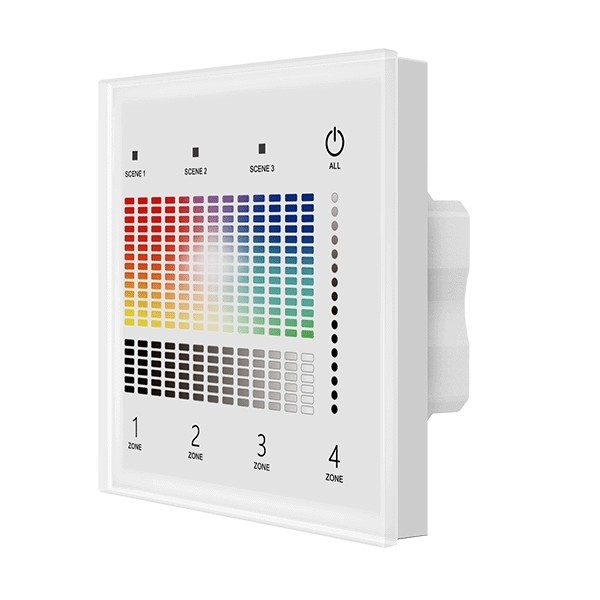 TD4-4S Skydance 4 zone RGBW Wall Mounted Touch DALI Panel Led Controller