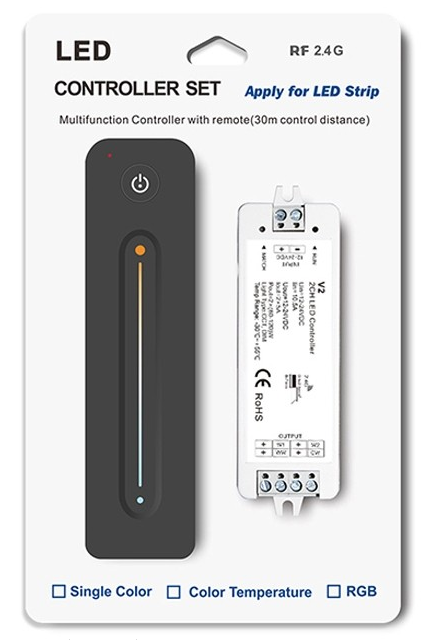 V2 + R12 Skydance Led Controller 5A*2CH Color Temperature LED Controller Set