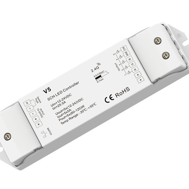 V5 DC 12-24V Skydance LED Controller CV  5CH*5A