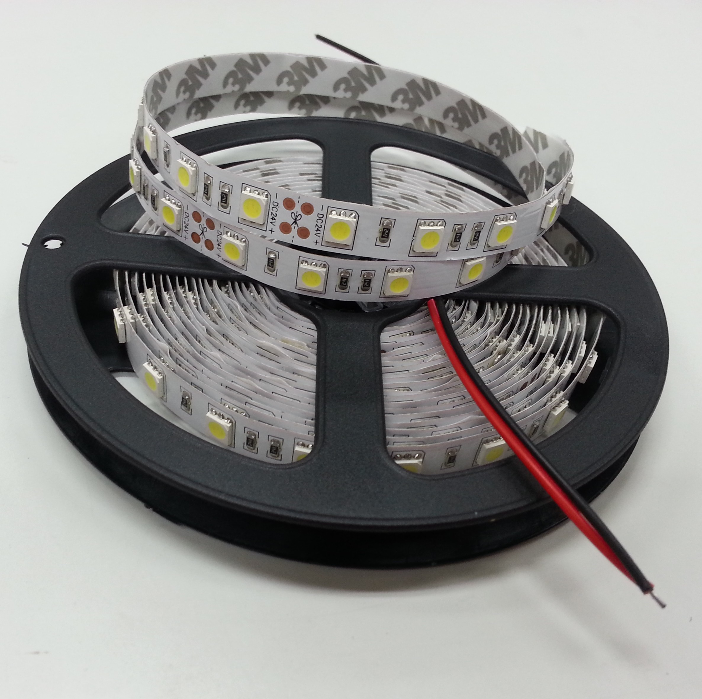 White/Warm White 16.4Ft 24V 5050 Flexible LED Strip Light 5M 300Leds