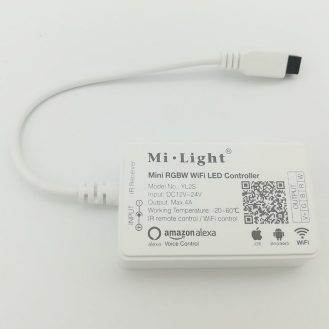 Alexa Voice Control Milight DC12~24V YL2S Mini RGBW WiFi LED Controller