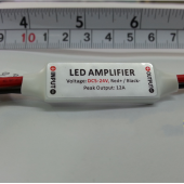 5V-24V 12A Ultra Slim Mini LED Amplifier for Single Color LED Strip