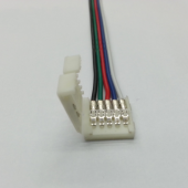 5 Pin Wire Connector For 10mm/12mm RGBW LED Strips 15Pcs