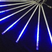 Blue LED Meteor Lights 50cm Snow Lamp 8pcs Tubes For Christmas
