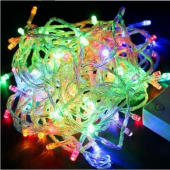 Mutiple Color Christmas String Lights 10M 100 LEDs Decoration Light 3Pcs