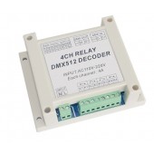 DMX-RELAY-4CH-220 Dmx512 Relays Decoder Led Controller