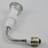 E27 to GU10 Flexible Extension Lamp Adapter Base Converter