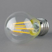 G45 E27 2W 4W Clear Glass LED Filament Bulb Edison Warm White Lamp