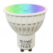 IOS Android Controlled 4W GU10 Mi.light FUT103 RGB+CCT LED Smart Bulb