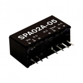 SPA02 2W Mean Well Regulated Single Output Converter Power Supply