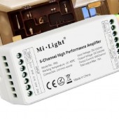 MiBoxer PA5 MiLight 5-Channel High Performance Amplifier for RGB+CCT Strip Led Cotroller Dimmer Control Driver